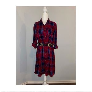 Old Navy Flannel Shirt Dress